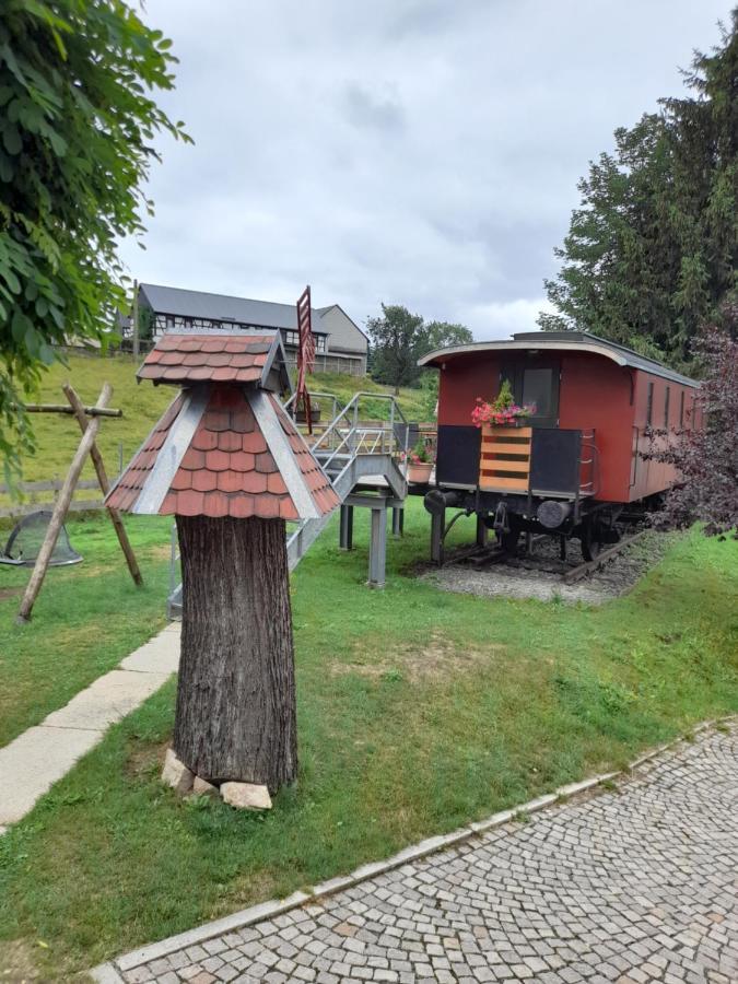 Eisenbahnromantik Im Urlaub Heinsdorfergrund Exterior photo